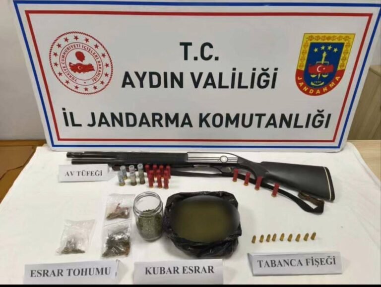Efeler’de Uyuşturucu ve Ruhsatsız Silah Operasyonu